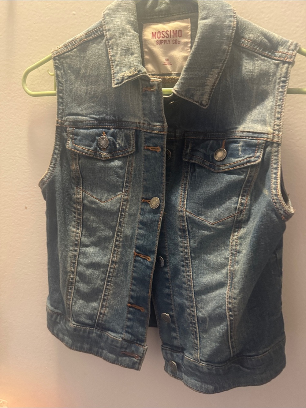 Mossimo Supply Co. Kids Light Blue Denim Vest